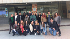 Alumnes de l'assignatura Penologia Comparada i el Prof. Josep Cid